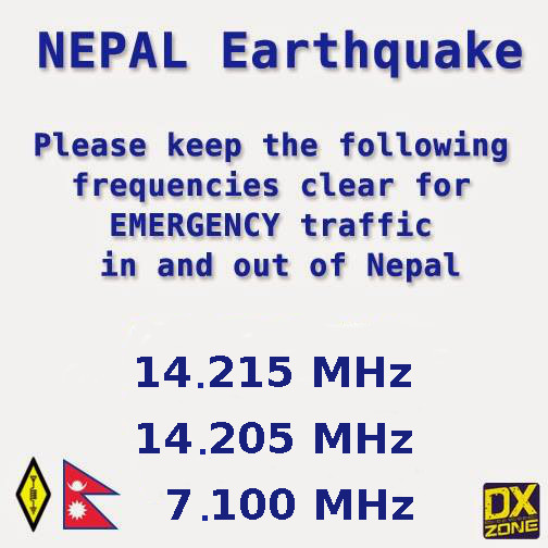 Amayeur Radio for Nepal earthquake